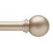 Kenney Mfg Kenney Chelsea 5/8" Standard Decorative Window Curtain Rod, 28-48", Soft Brass KN71704 - alternate 1